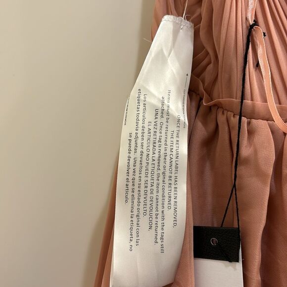 NWT Leena MacDougal blush pink high low dress - Picture 11 of 16